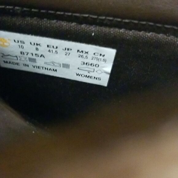 Timberland Women's  Tillston 6 Inch Bootie Size 10 - Picture 8 of 8